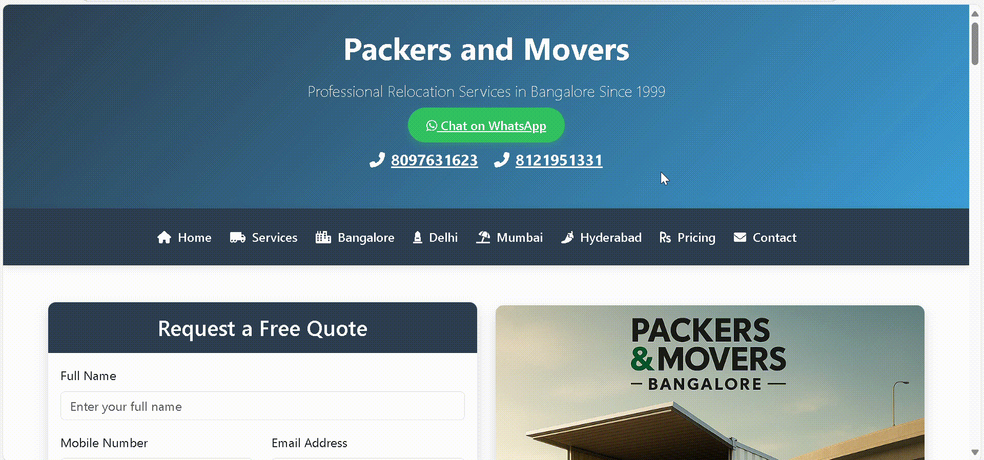 Packers and Movers